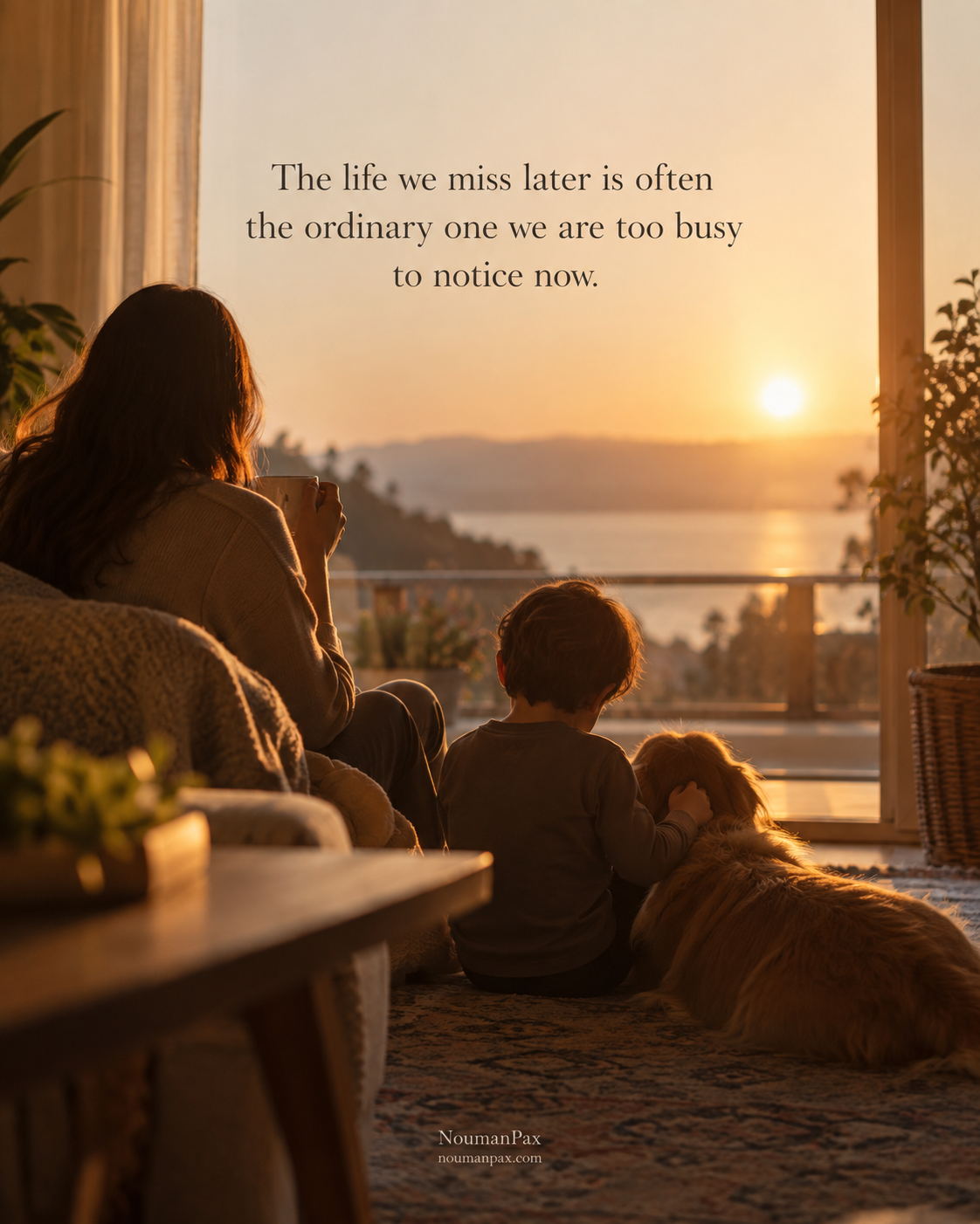 The life we miss later is often the ordinary one we are too busy to notice now.