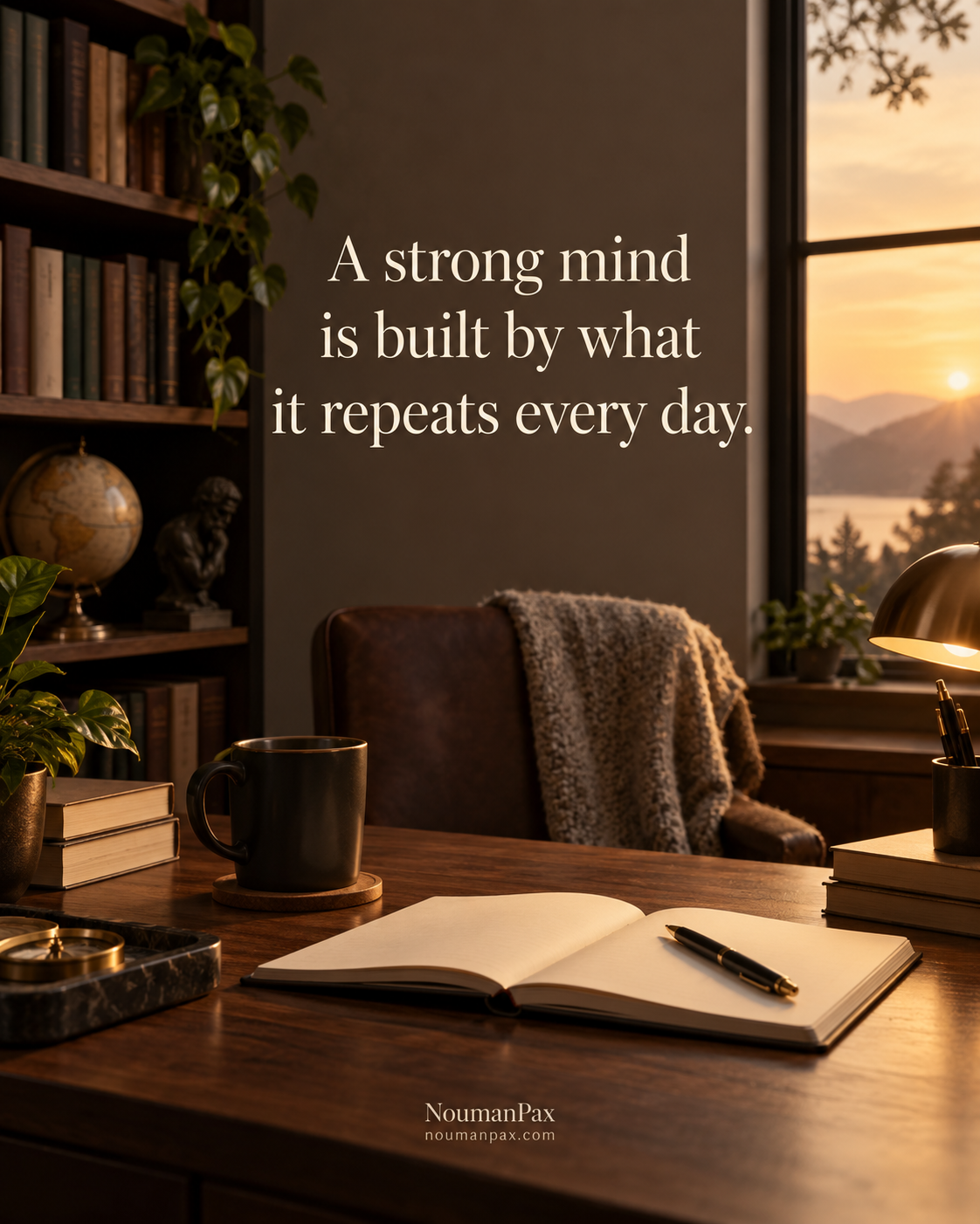 Strong mind built by daily repetition
