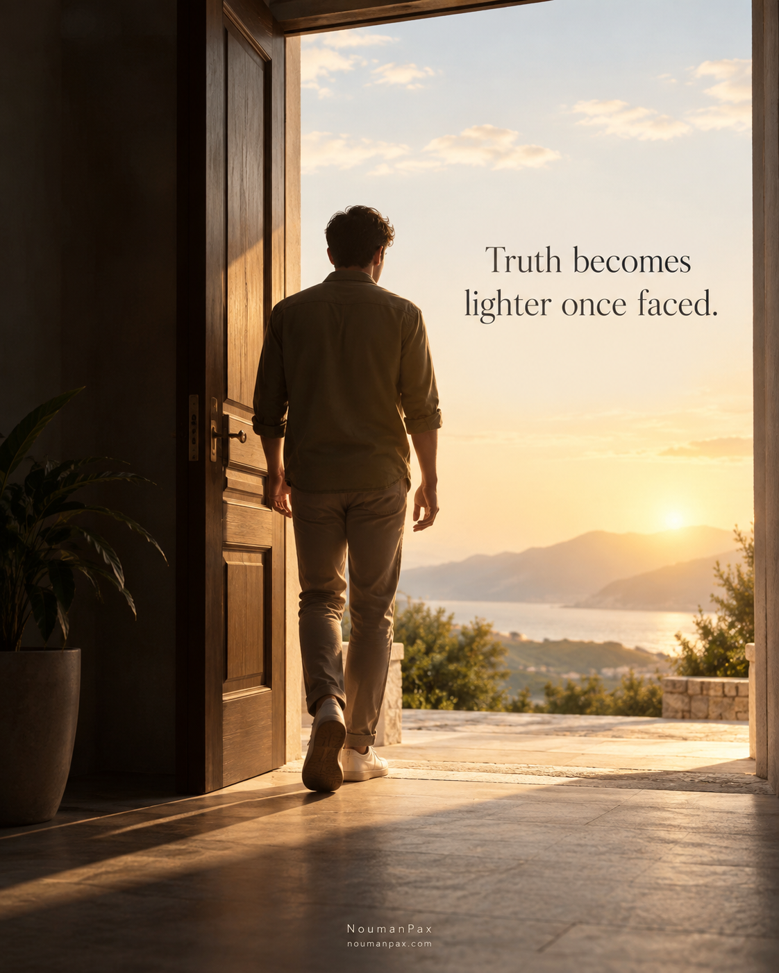 Truth becomes lighter once faced.