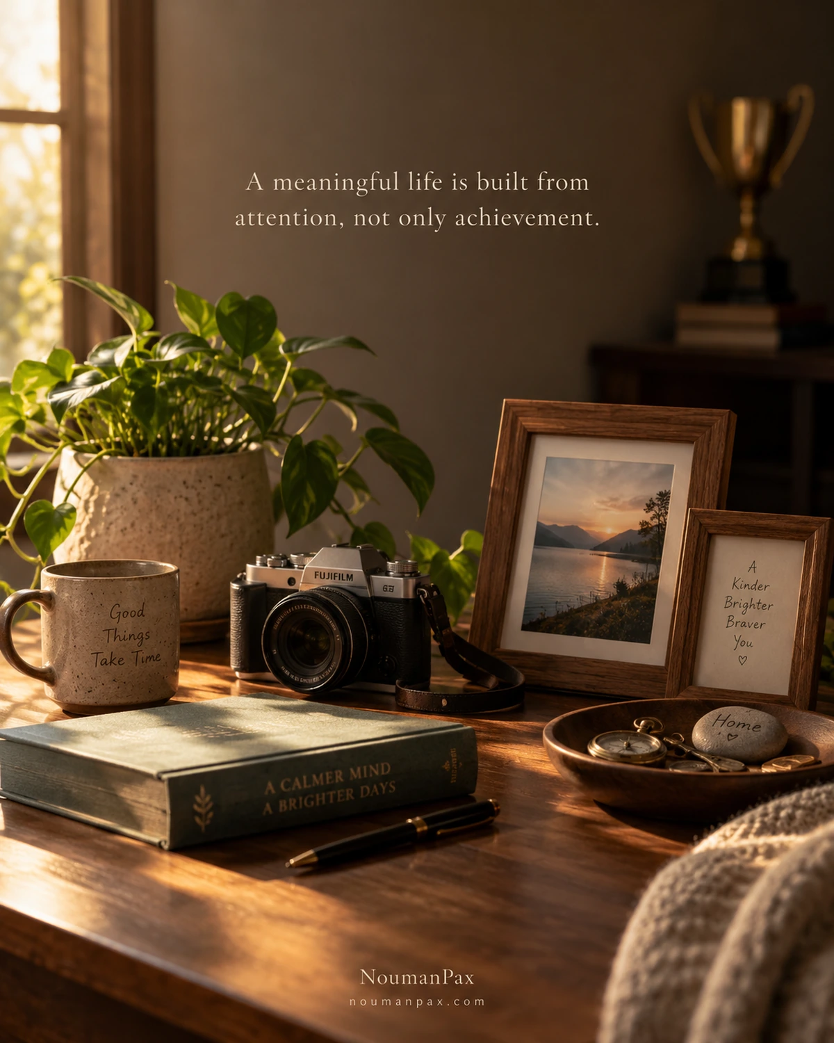 A meaningful life is built from attention, not only achievement.