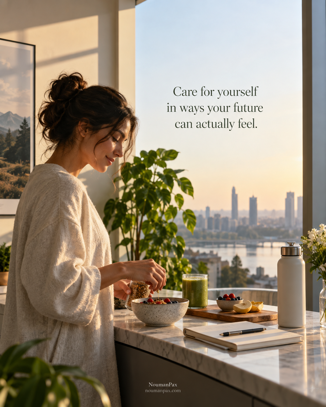 Care for yourself in ways your future can actually feel.