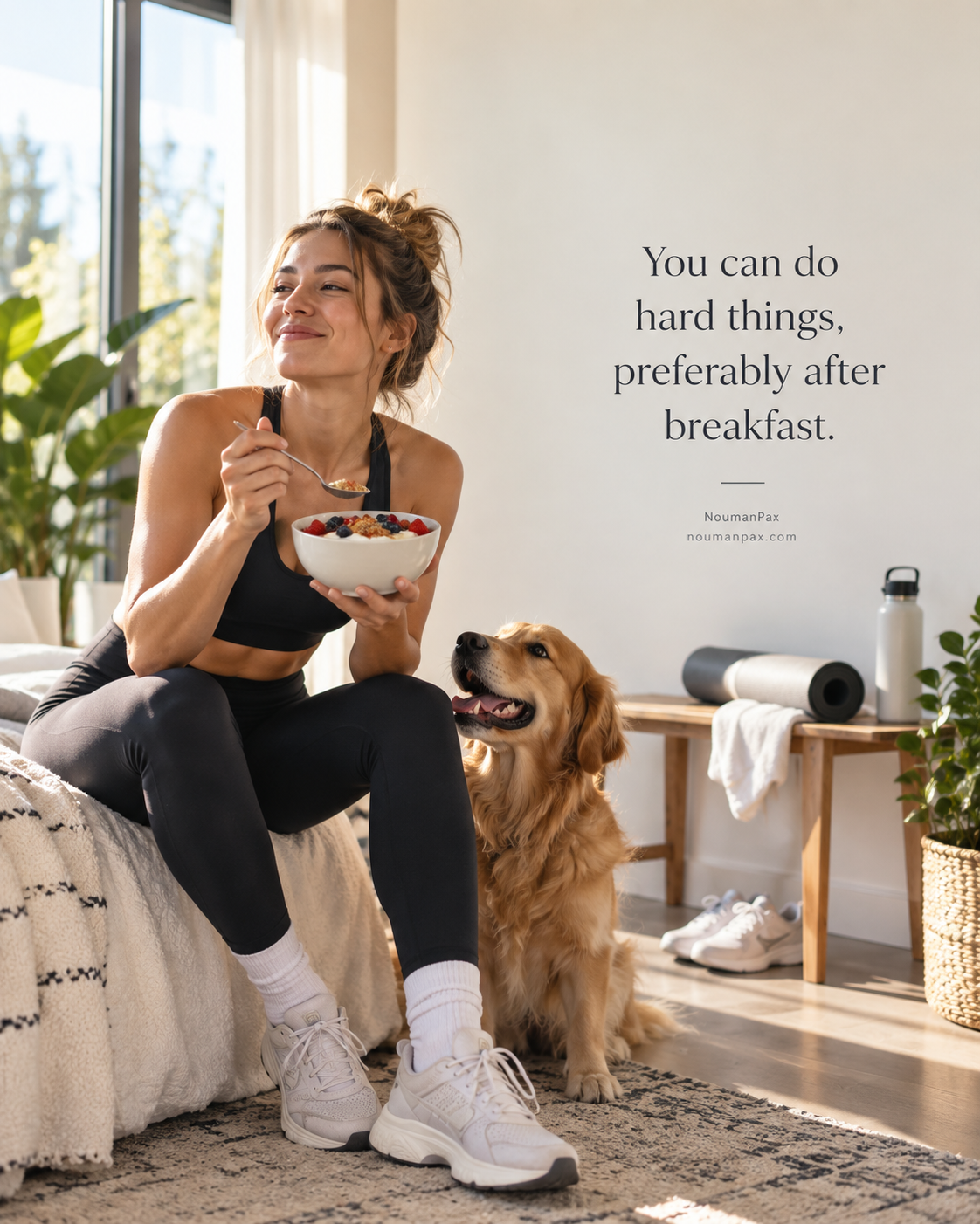 You can do hard things, preferably after breakfast.