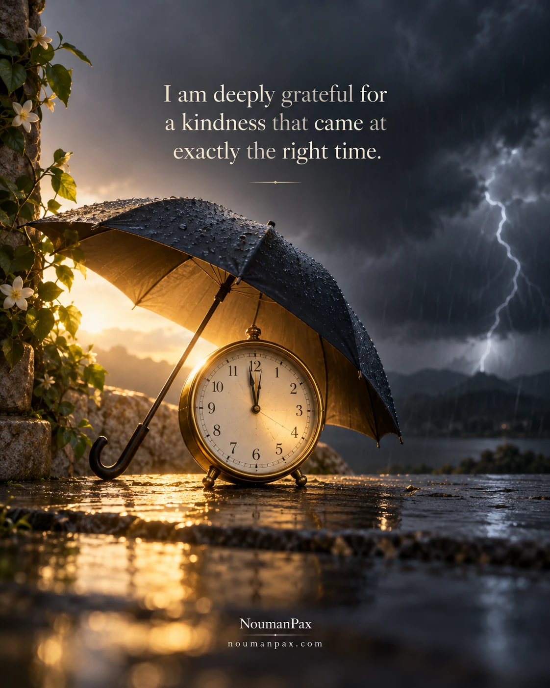 I am deeply grateful for a kindness that came at exactly the right time.