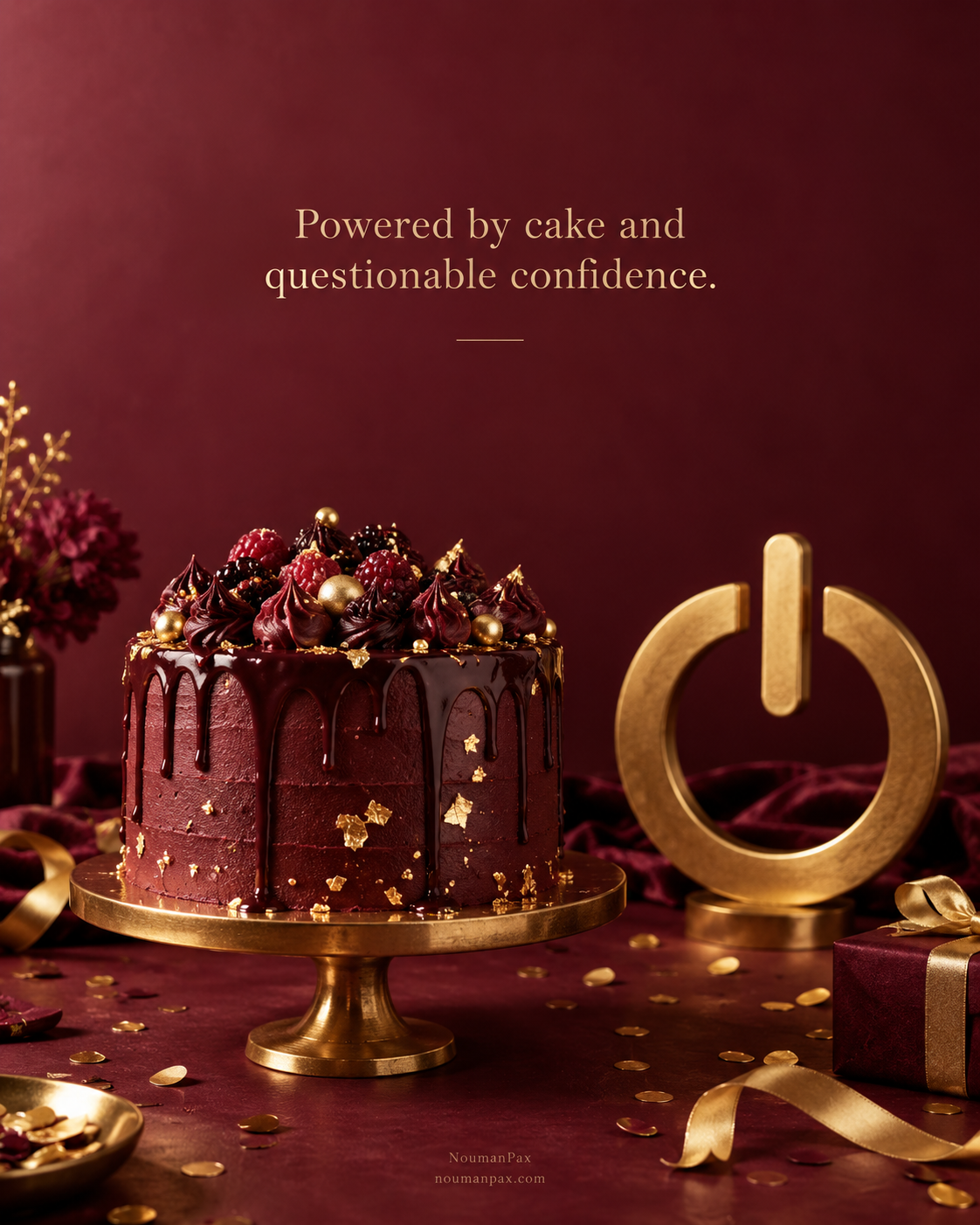 Powered by cake and questionable confidence.