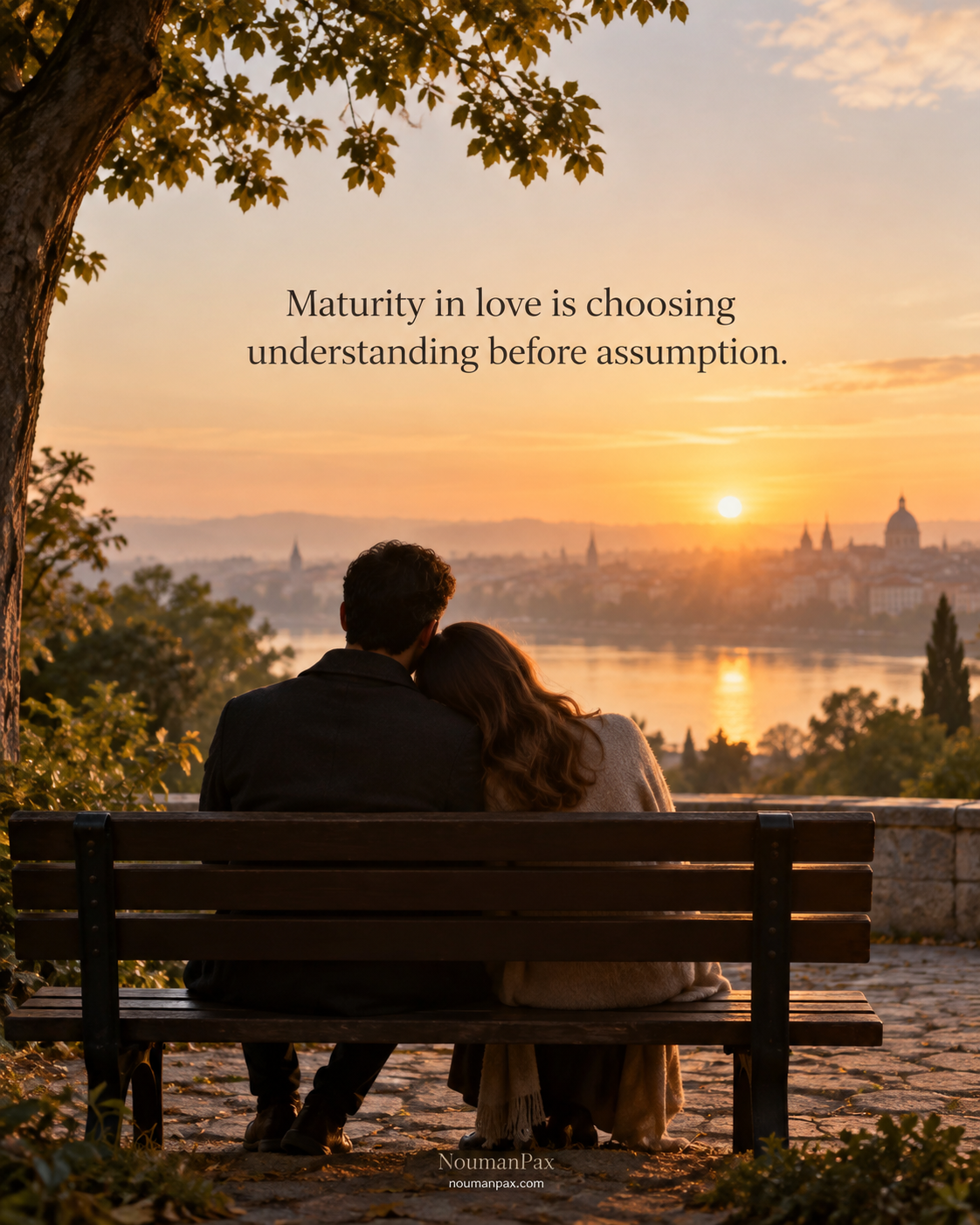 Relationship quote — maturity chooses understanding