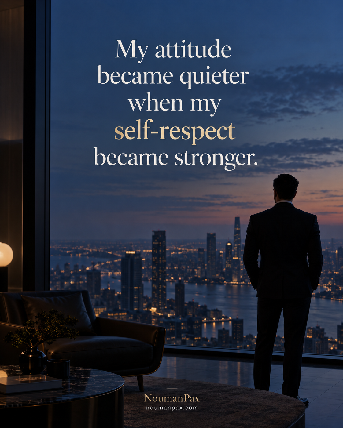 My attitude became quieter