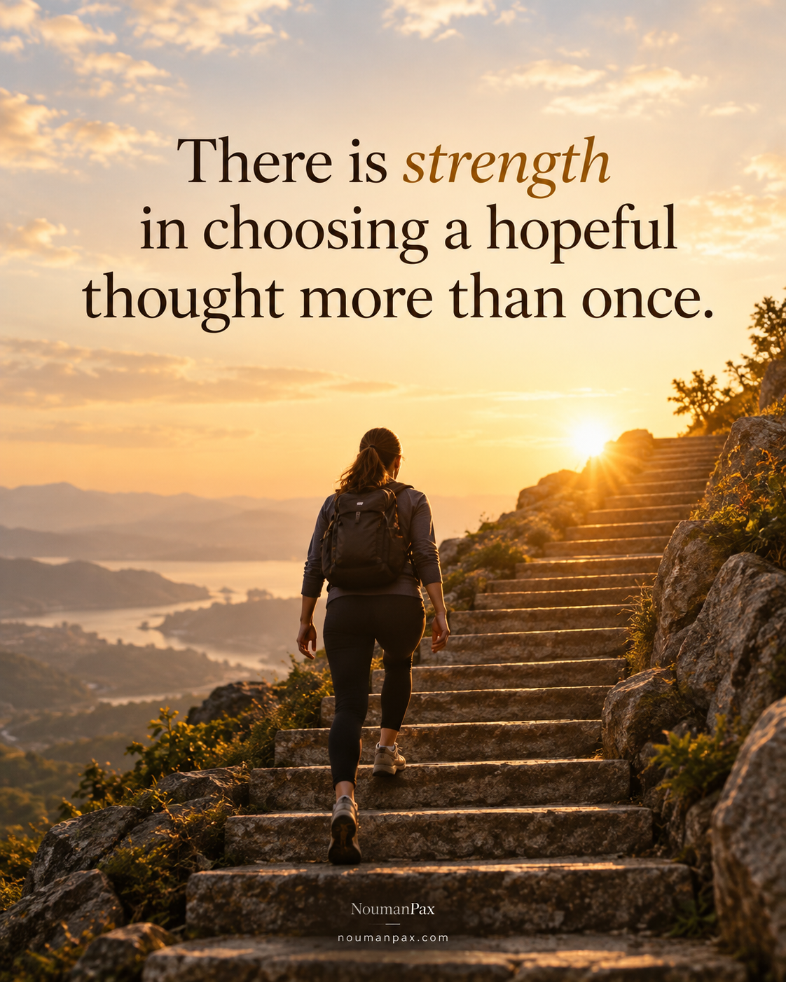 Positive quote — hopeful thought more than once