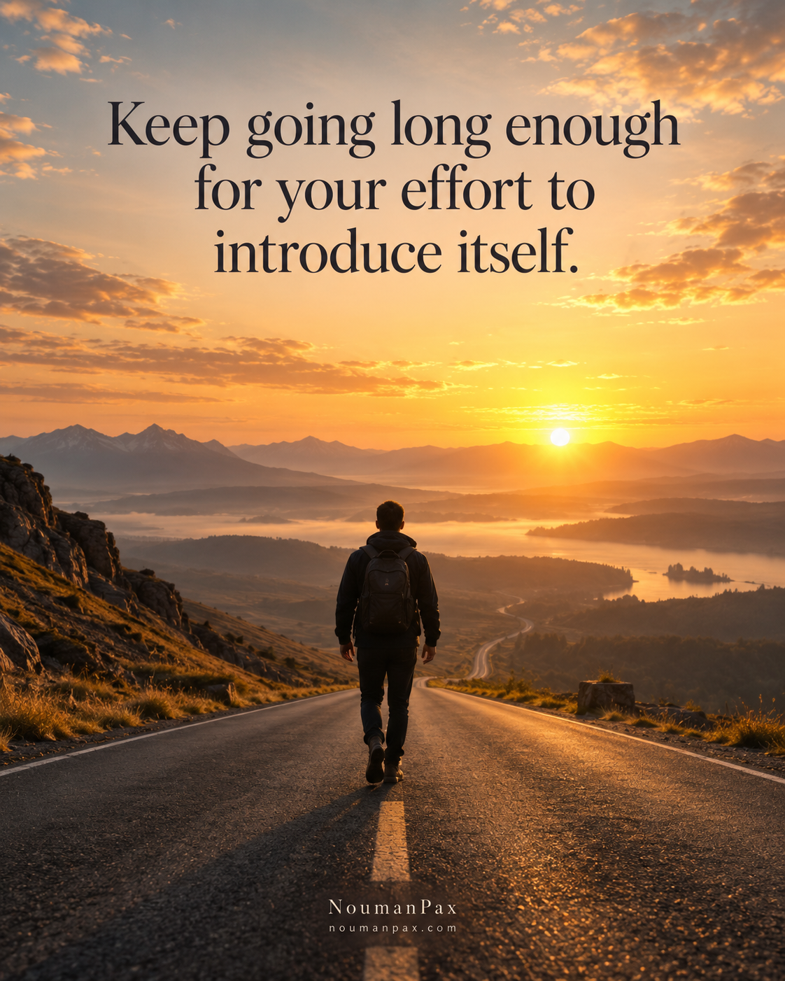 Keep going until effort speaks
