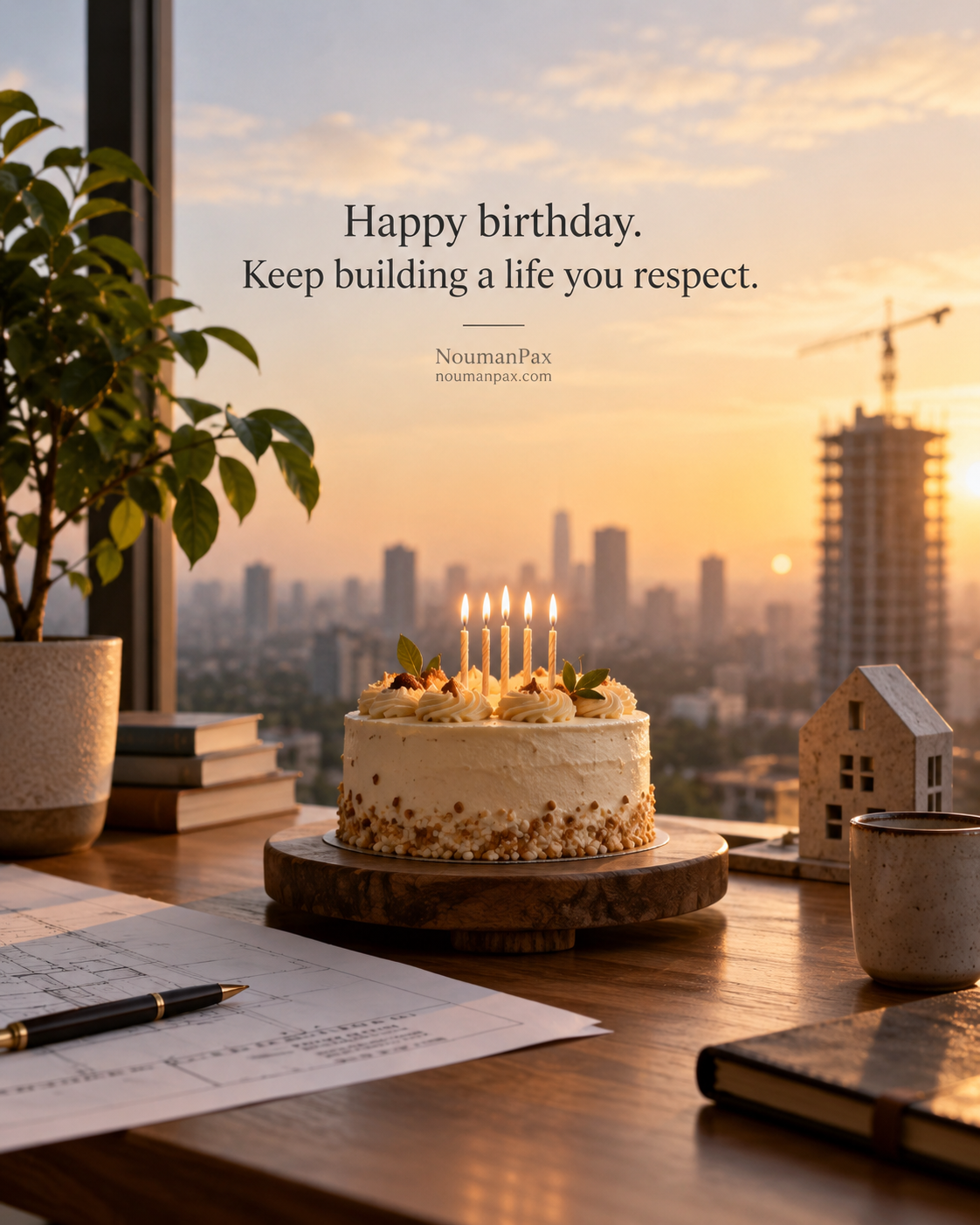 Happy birthday. Keep building a life you respect.