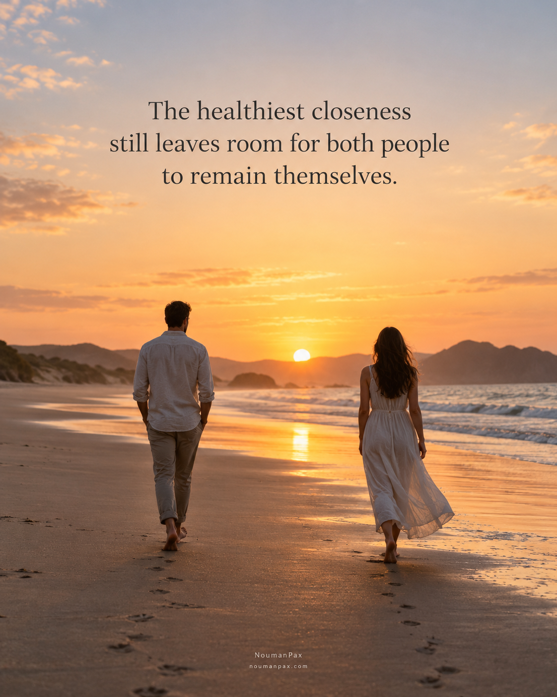 Relationship quote — healthy closeness and individuality