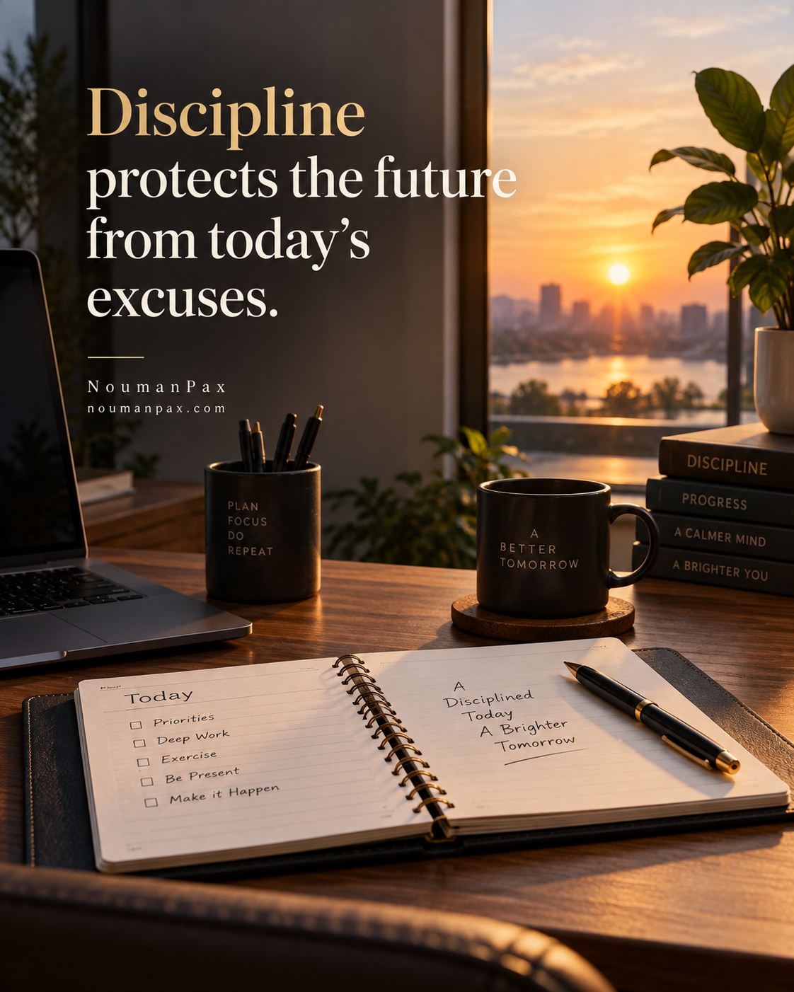 Discipline protects future from excuses