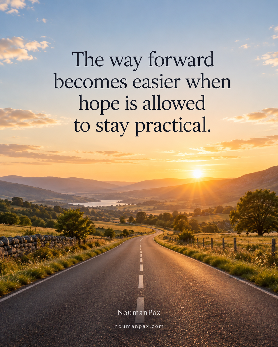 Positive quote — way forward practical hope