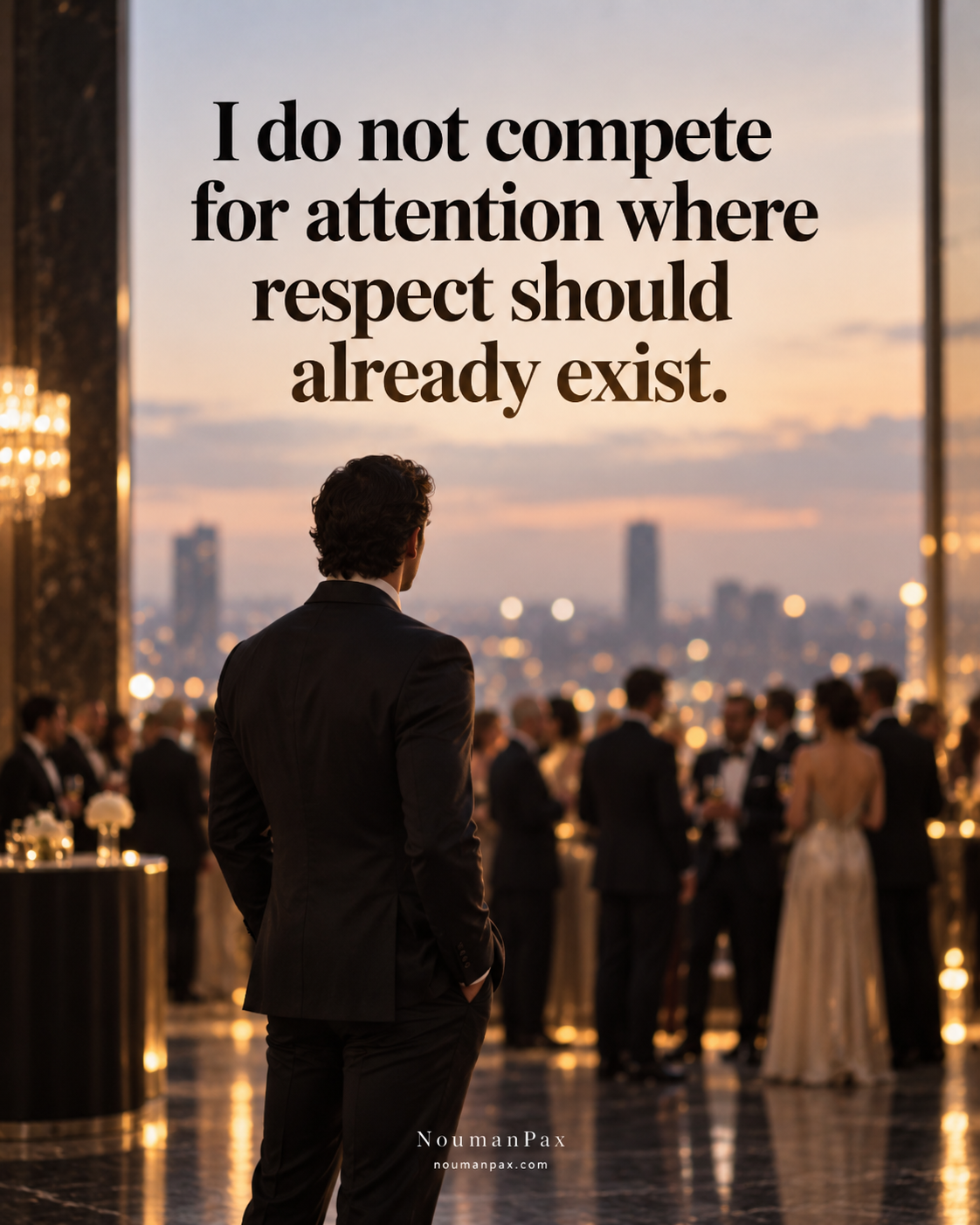I do not compete for attention