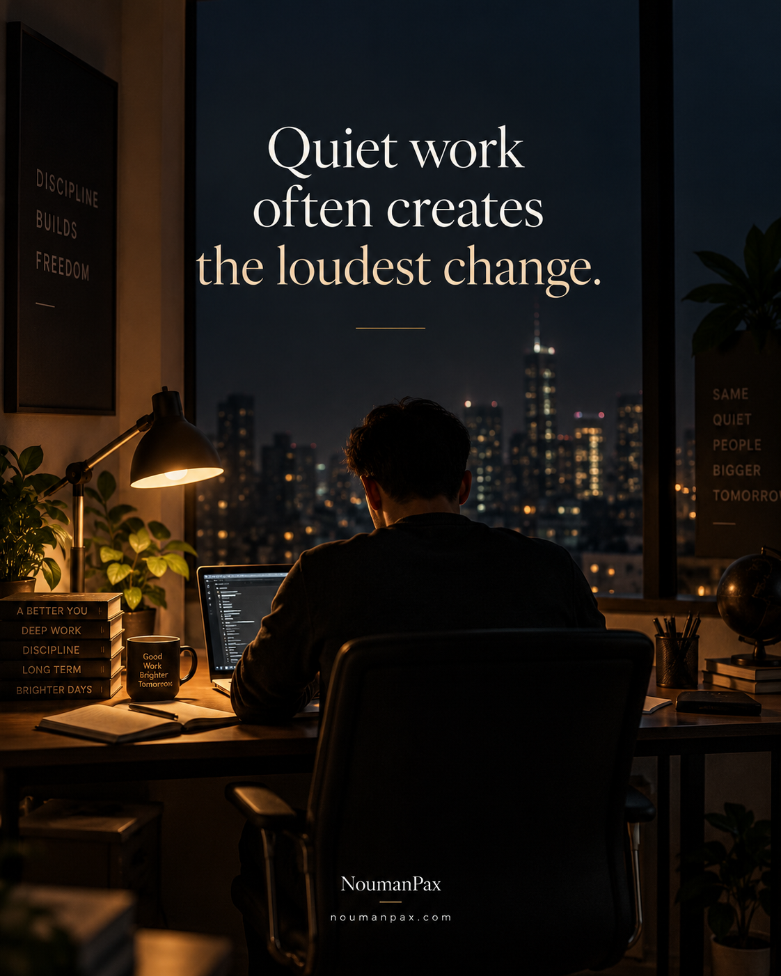 Quiet work creates the loudest change