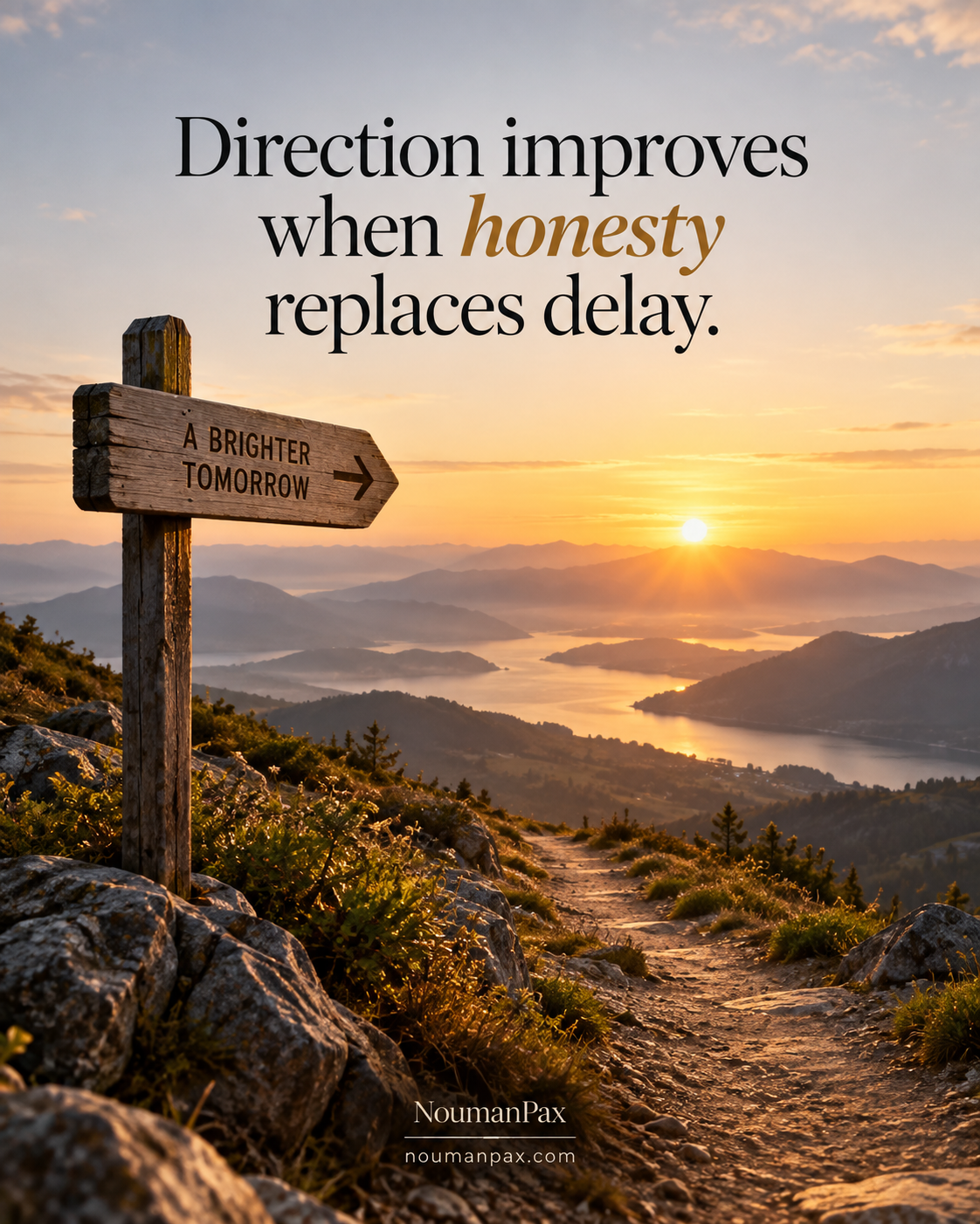 Direction improves with honesty
