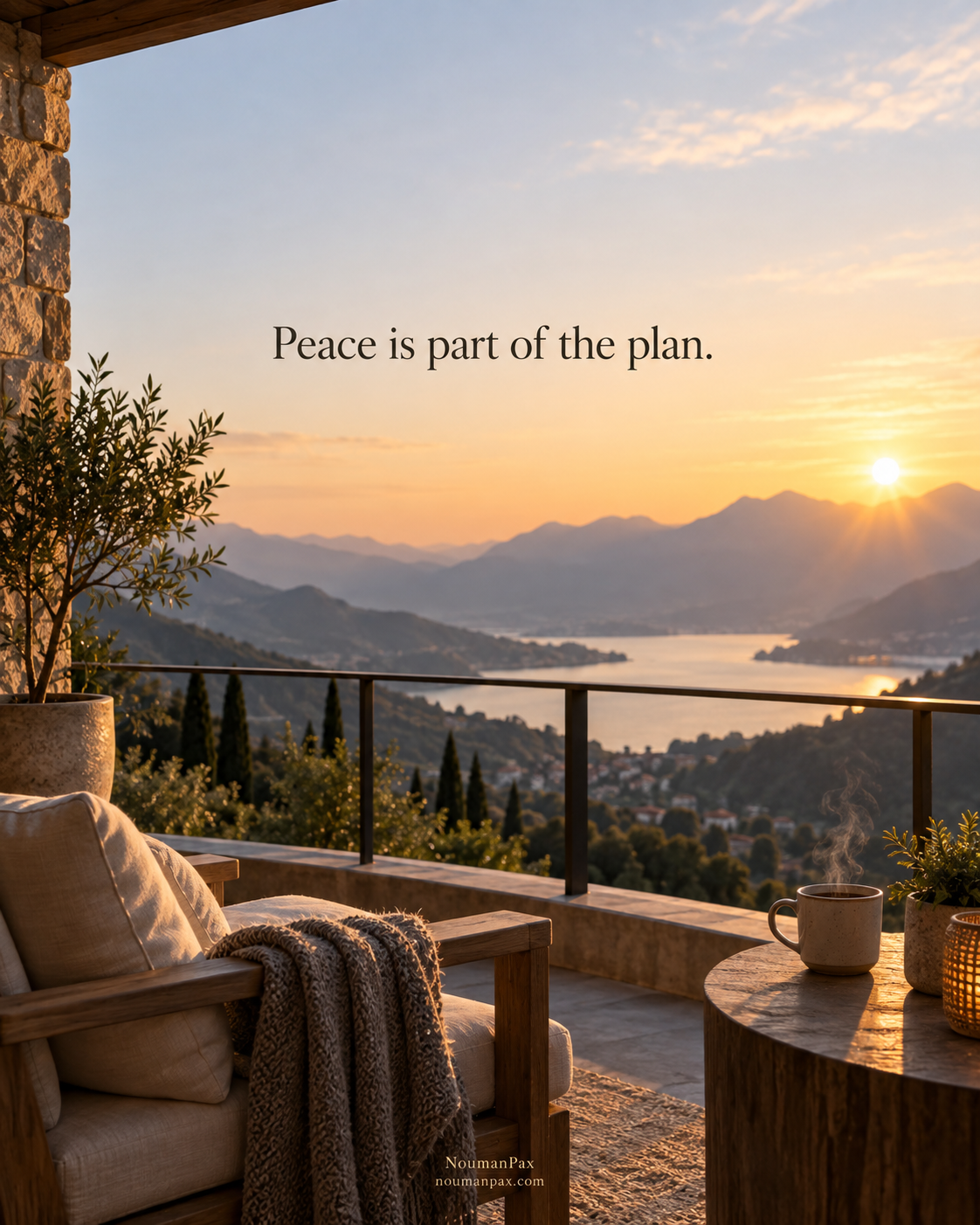 Peace is part of the plan.