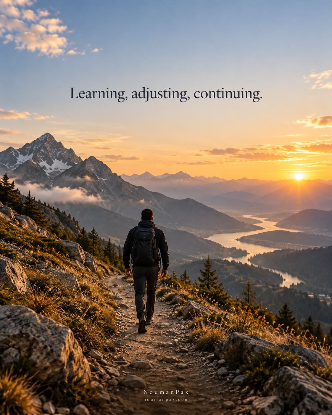 Learning, adjusting, continuing.