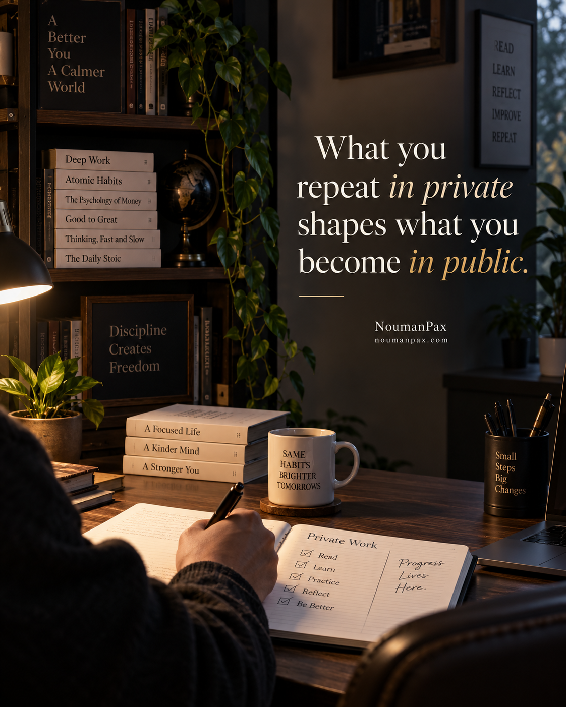 Private repetition shapes public results