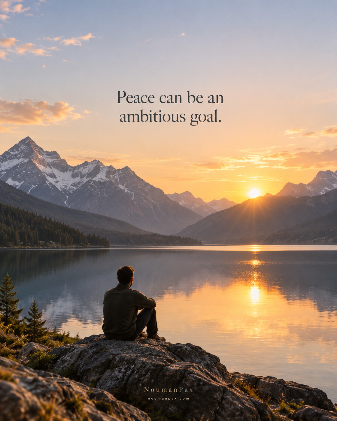 Peace can be an ambitious goal.