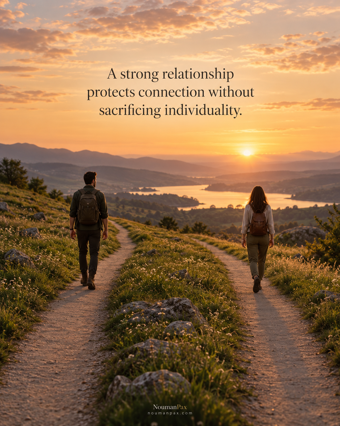 Relationship quote — connection without sacrificing individuality