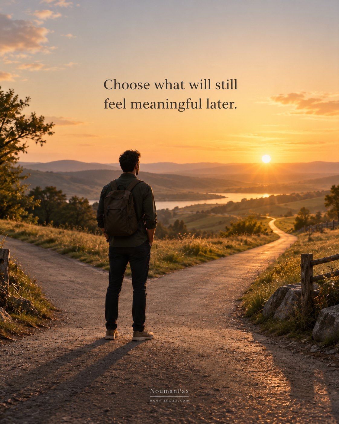 Choose what will still feel meaningful later.