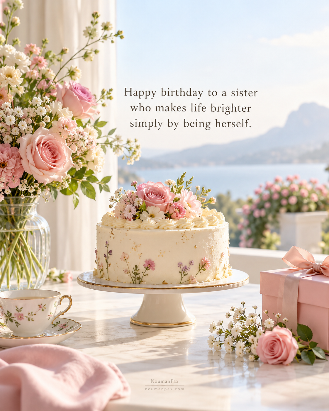 Happy birthday to a sister who makes life brighter simply by being herself.
