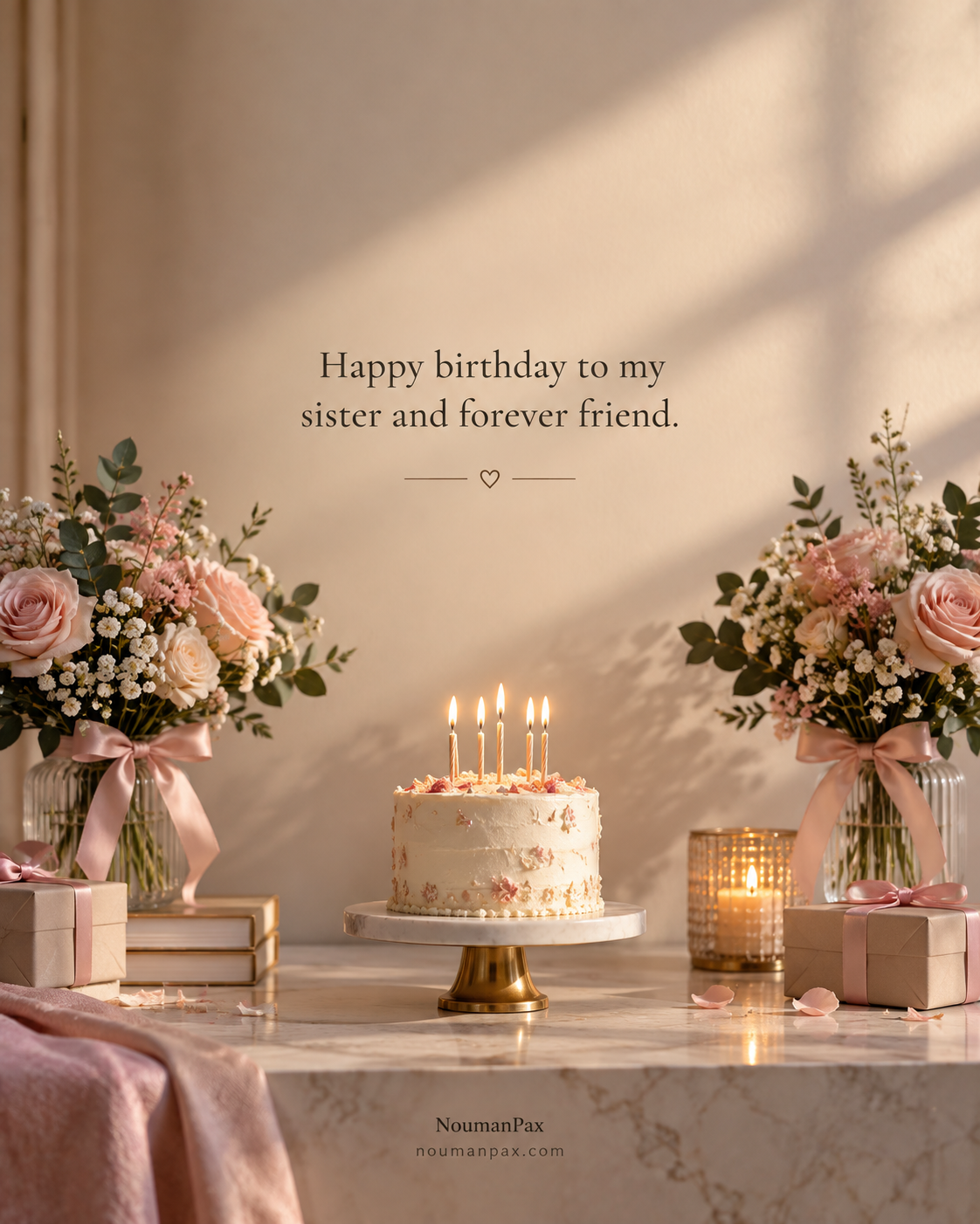 Happy birthday to my sister and forever friend.