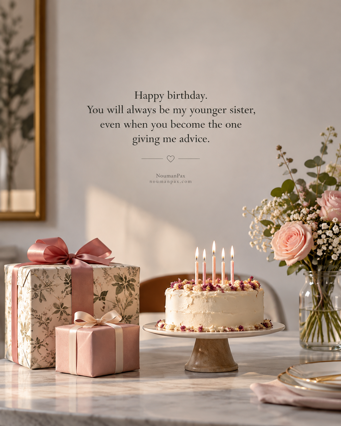 Birthday Wishes for a Younger Sister — Advice