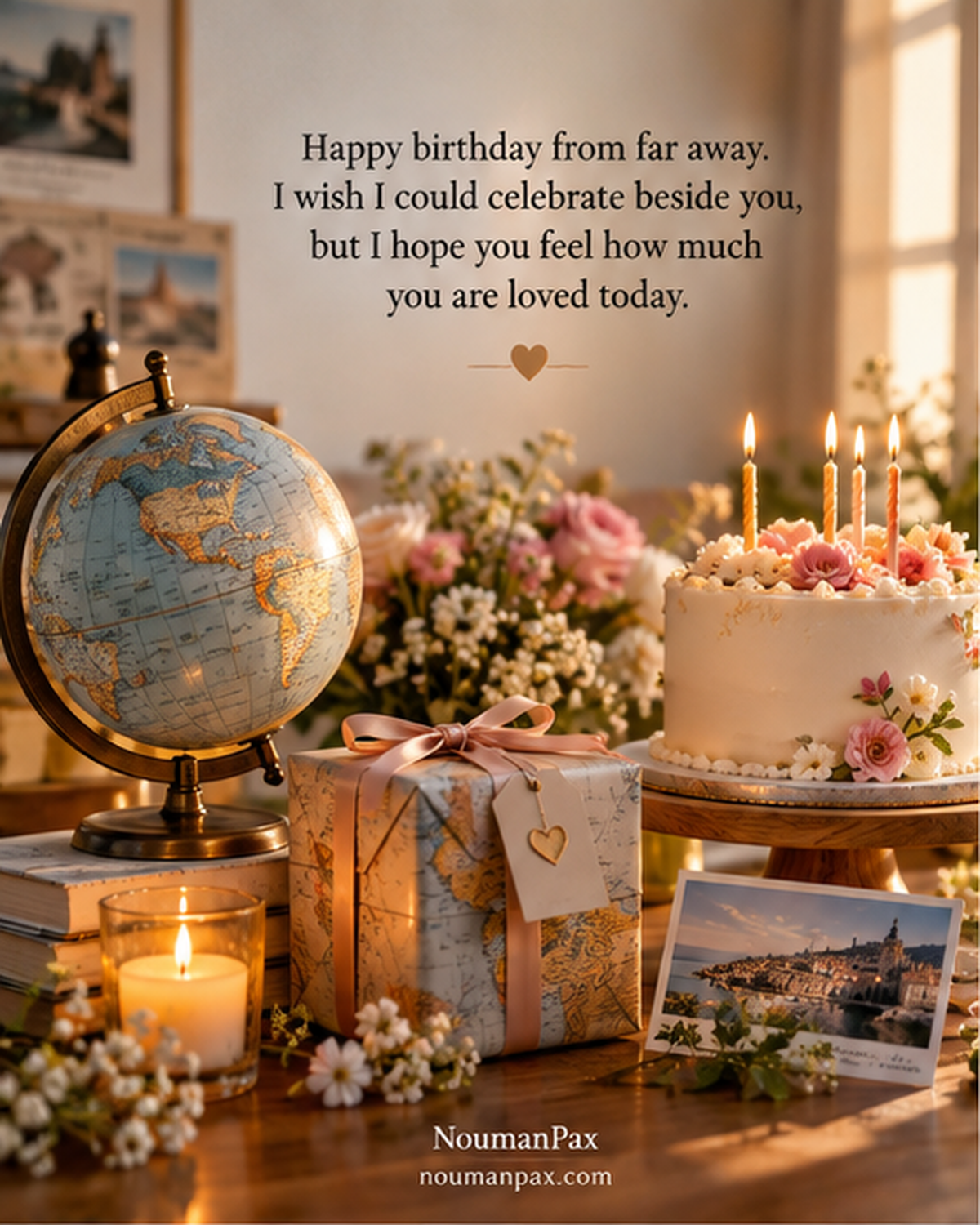 Long-Distance Birthday Wishes for Sister — Quote
