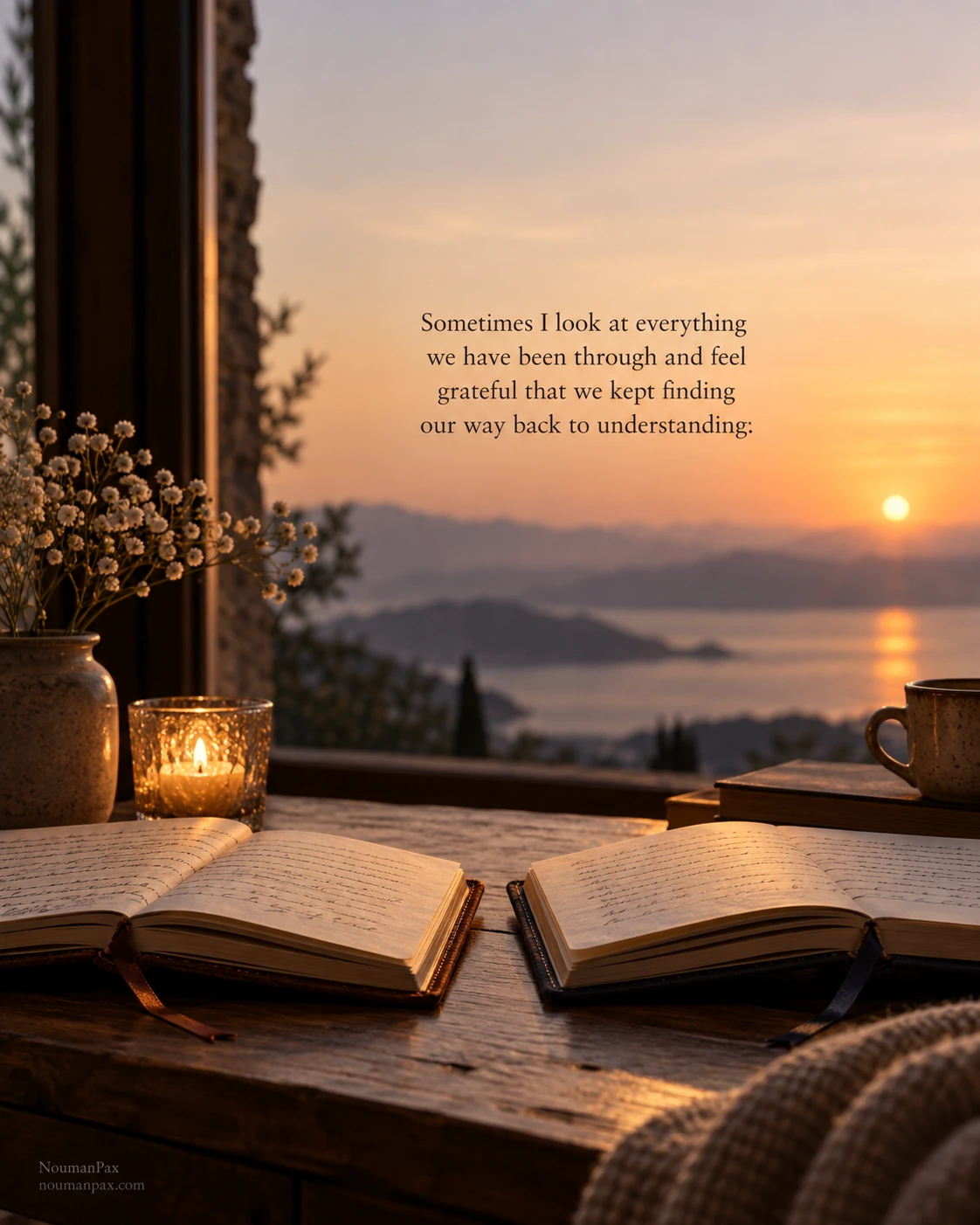 Sometimes I look at everything we have been through and feel grateful that we kept finding our way back to understanding.