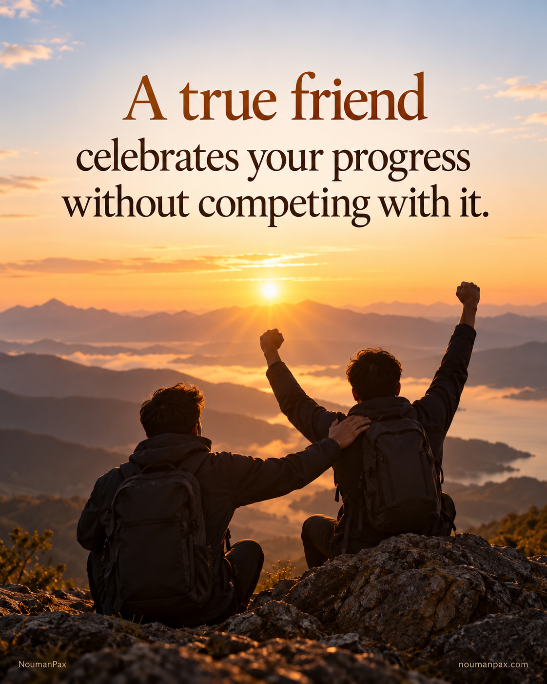 True friend celebrates progress