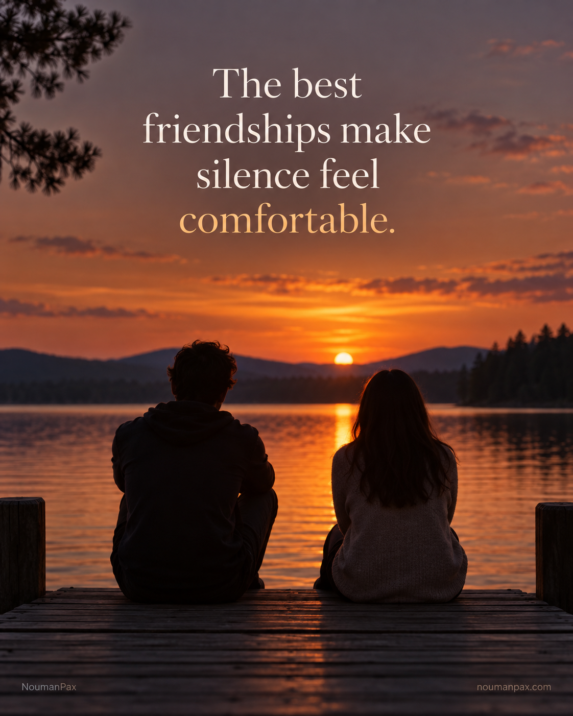 Best friendships comfortable silence