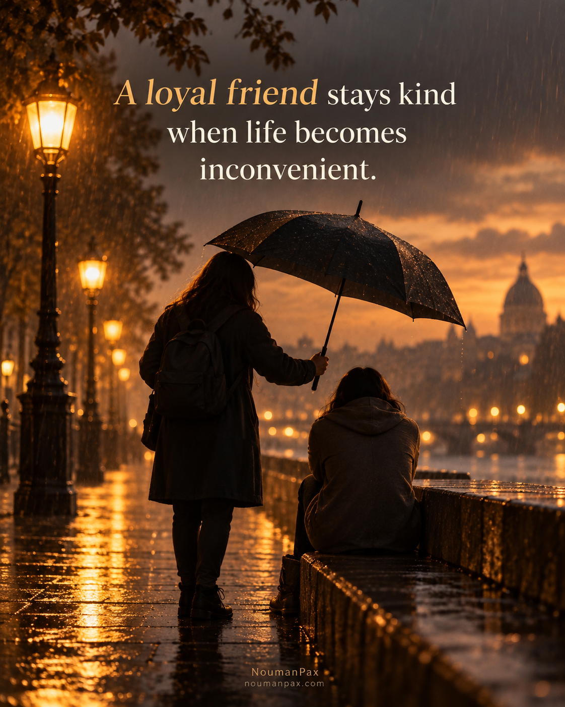 Loyal friend stays kind