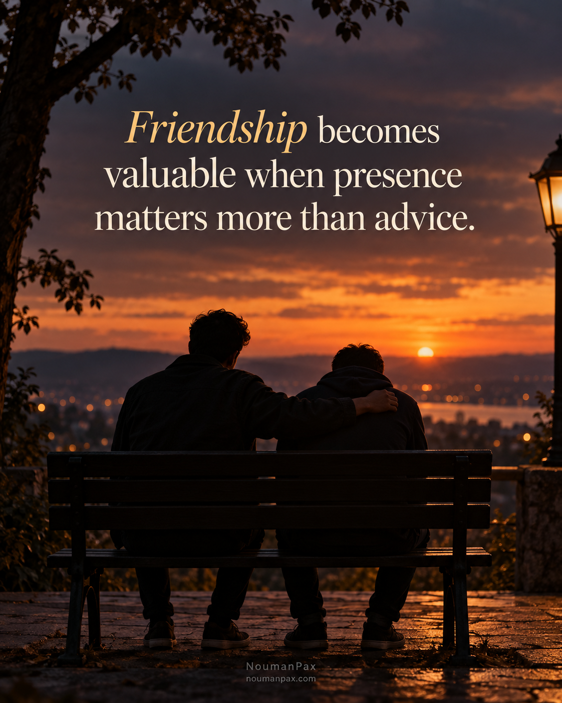 Presence matters more than advice