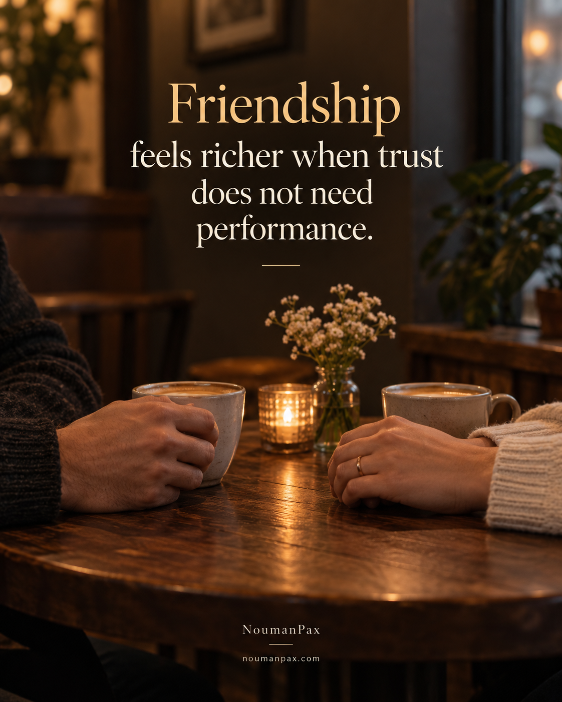 Friendship trust without performance