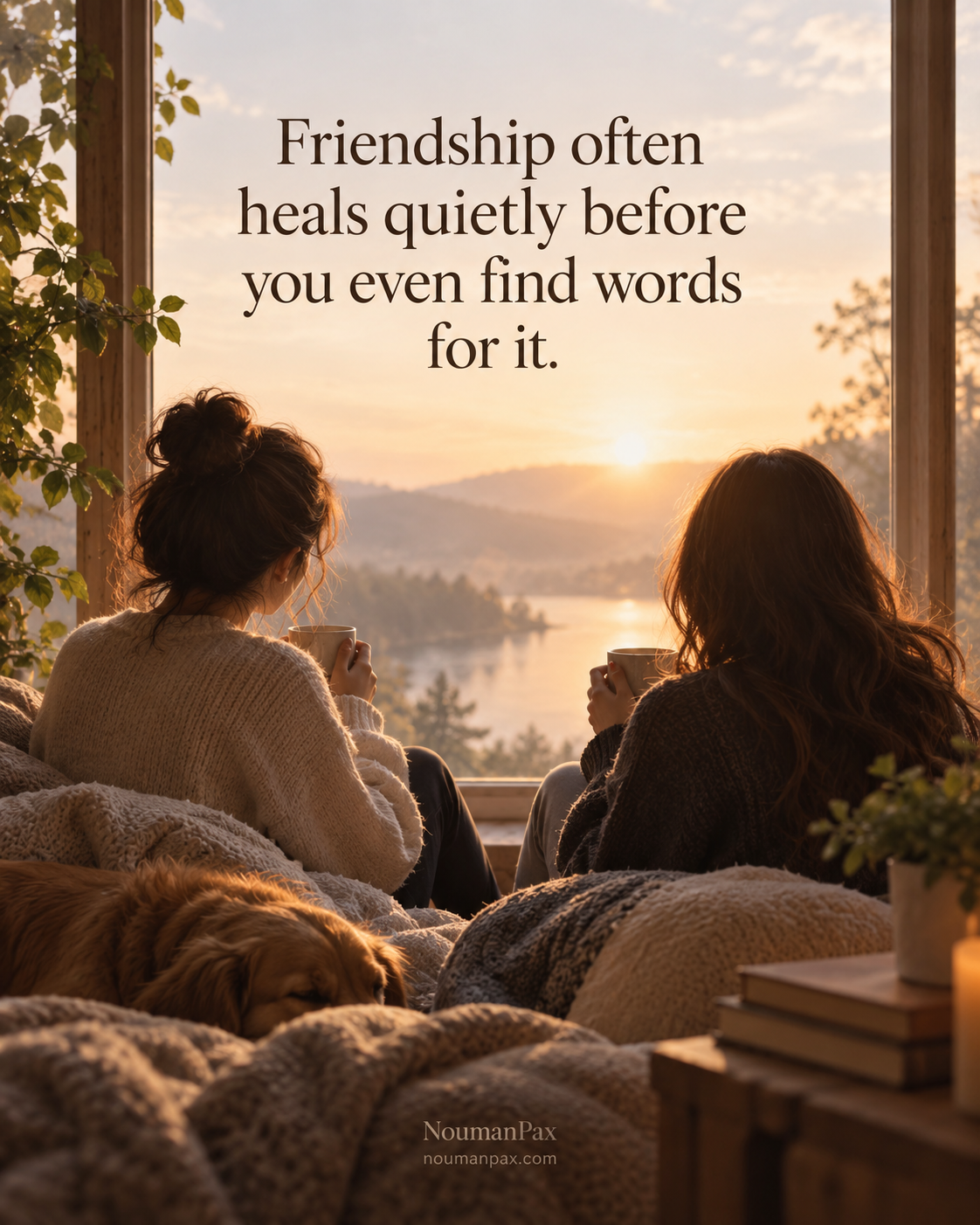 Friendship heals quietly