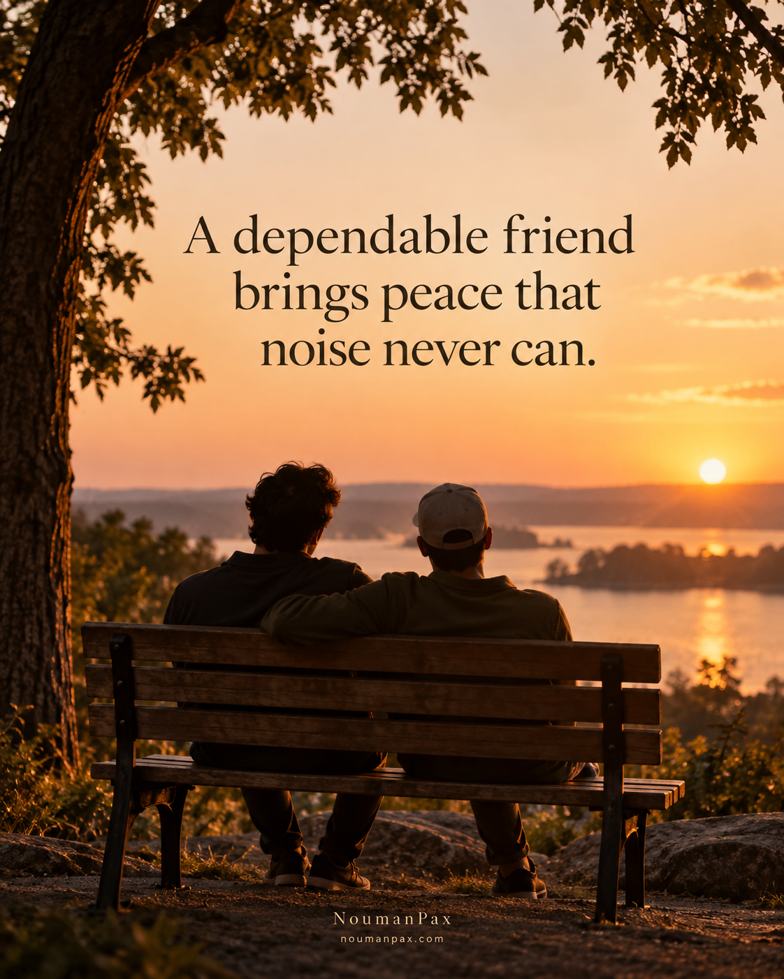 Dependable friend brings peace