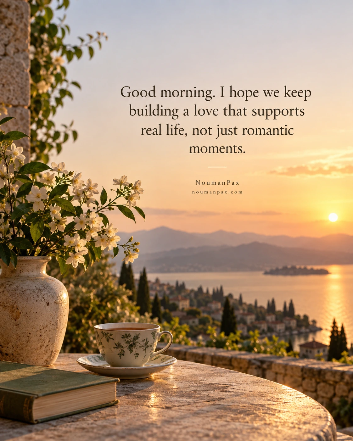 Every morning is another chance to be more patient, honest, and grateful with each other.