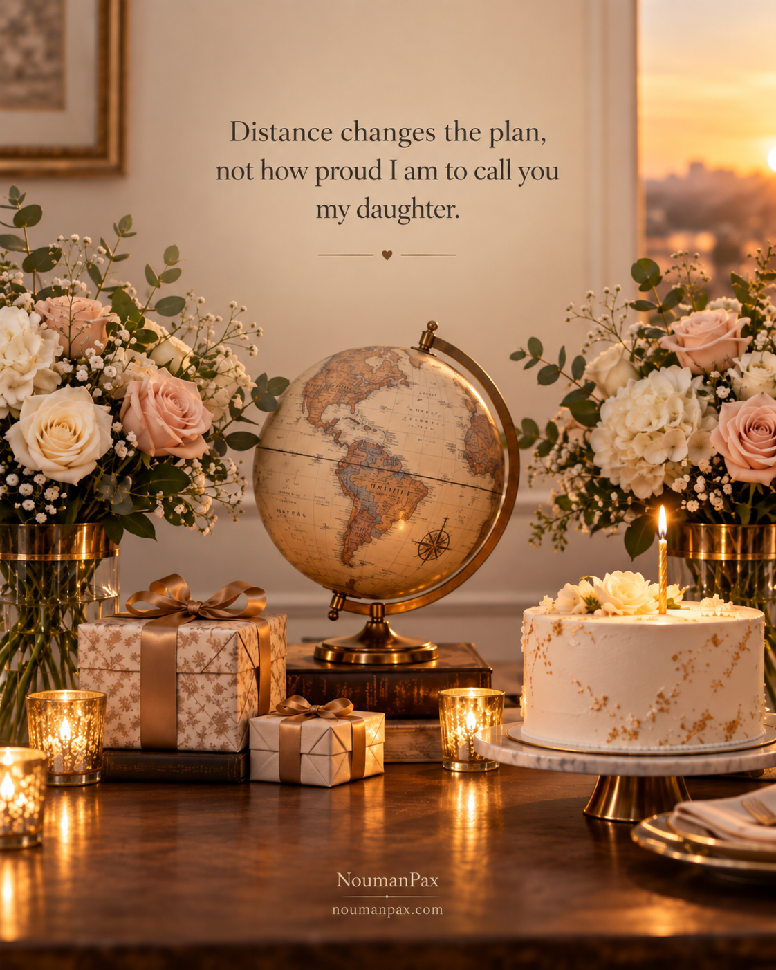 Long-Distance Birthday Wishes for Daughter — Quote