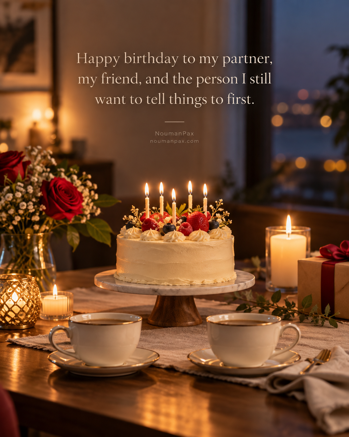 Happy birthday to my partner, my friend, and the person I still want to tell things to first.