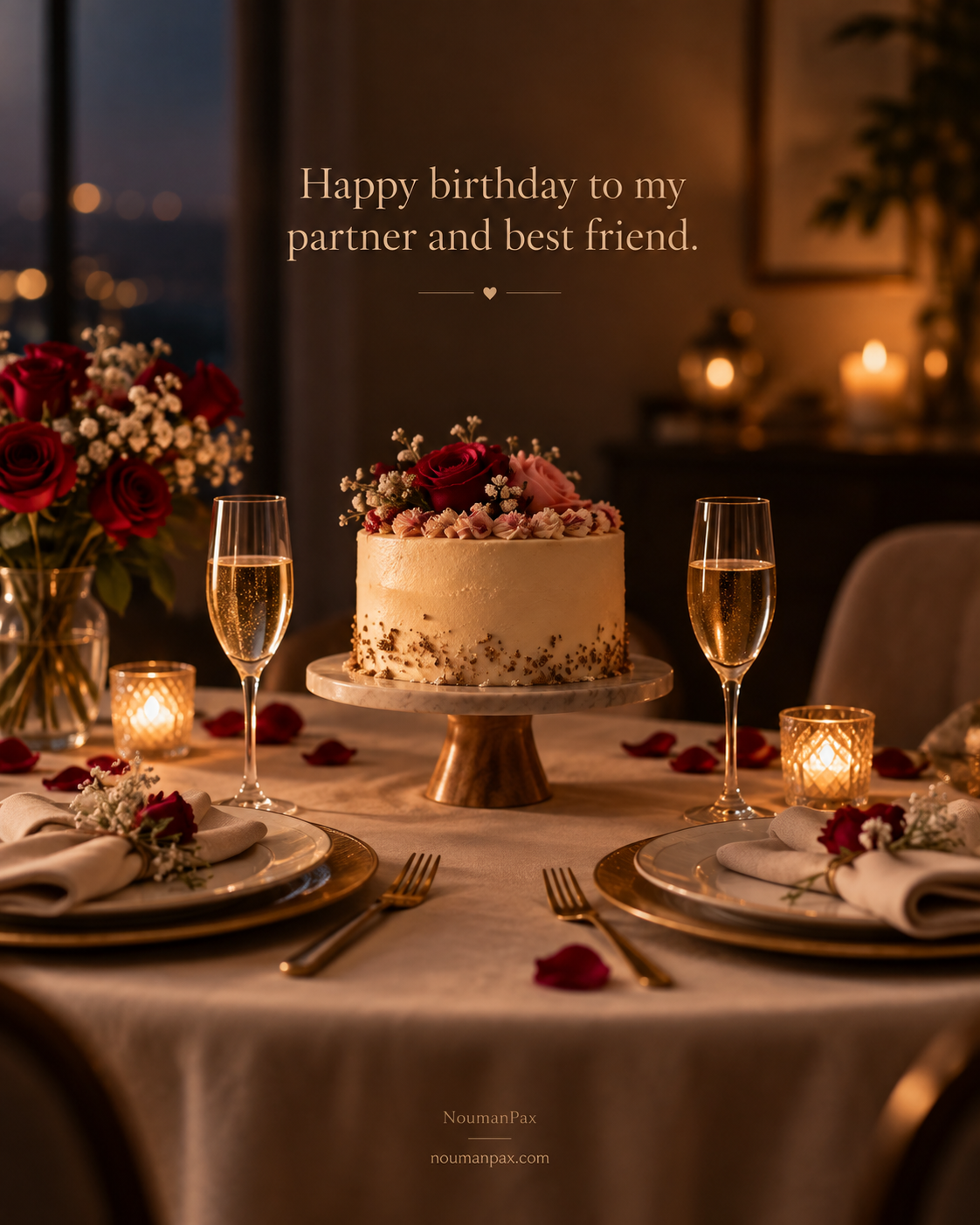 Happy birthday to my partner and best friend.